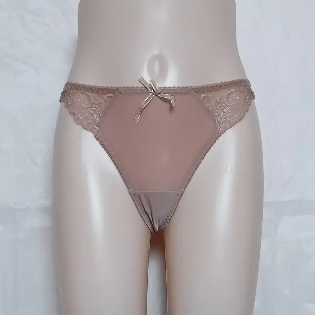 Used Women's Panties Beige Thongs