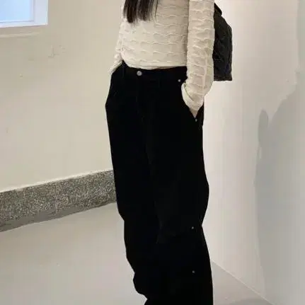 노이너티 코듀로이 팬츠corduroy pintuck charm pants