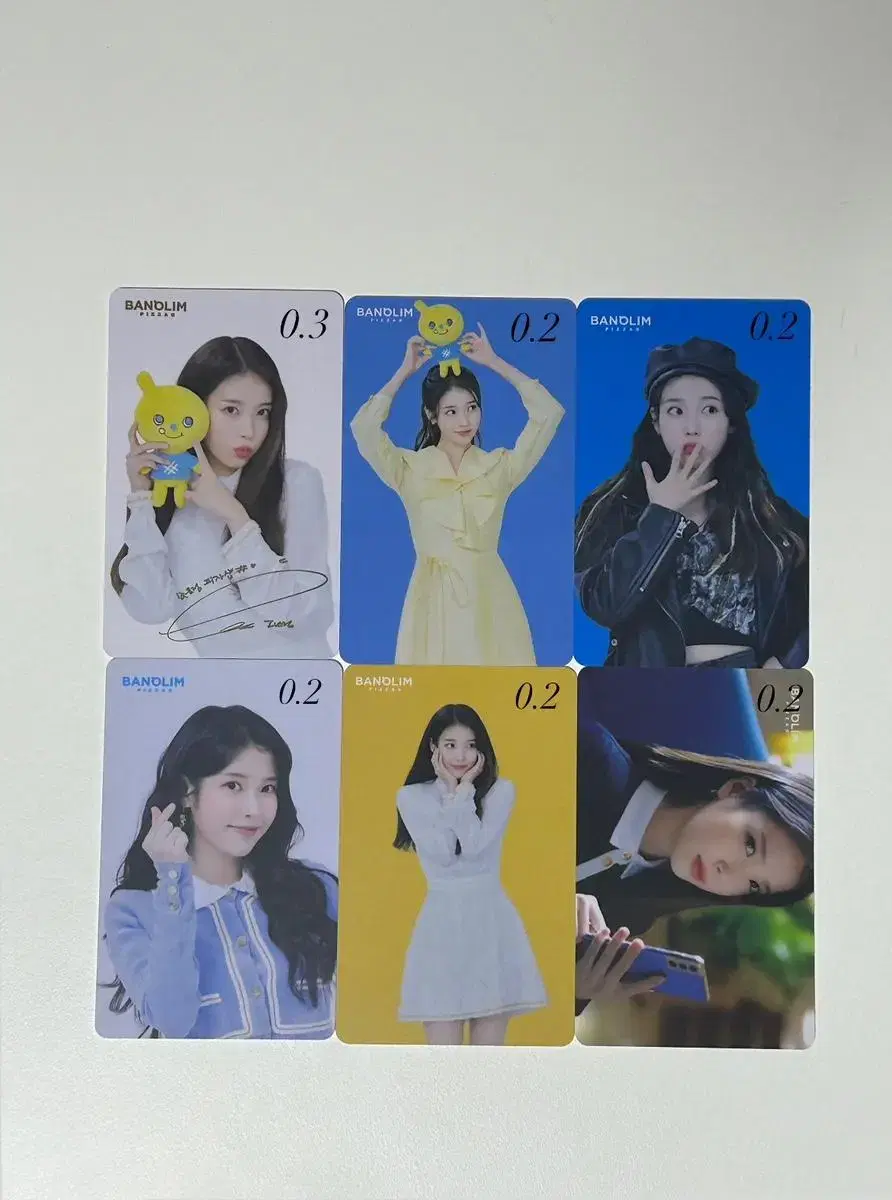 iu vahn pizza photocard sells