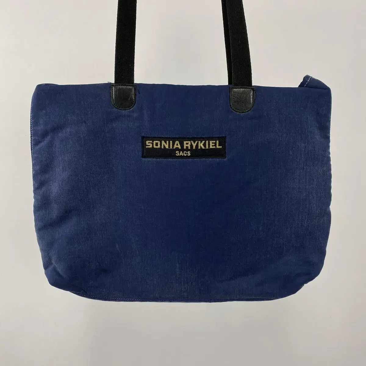 빈티지 SONIA RYKIEL SACS 로고 디테일 워싱 숄더백