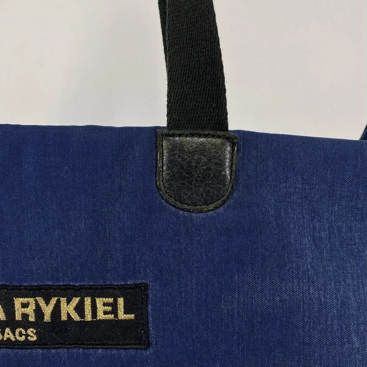 빈티지 SONIA RYKIEL SACS 로고 디테일 워싱 숄더백