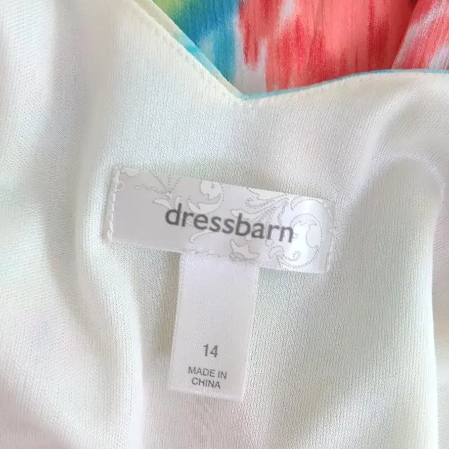 D02 수입 dressbarn 민소매 꼬임 원피스