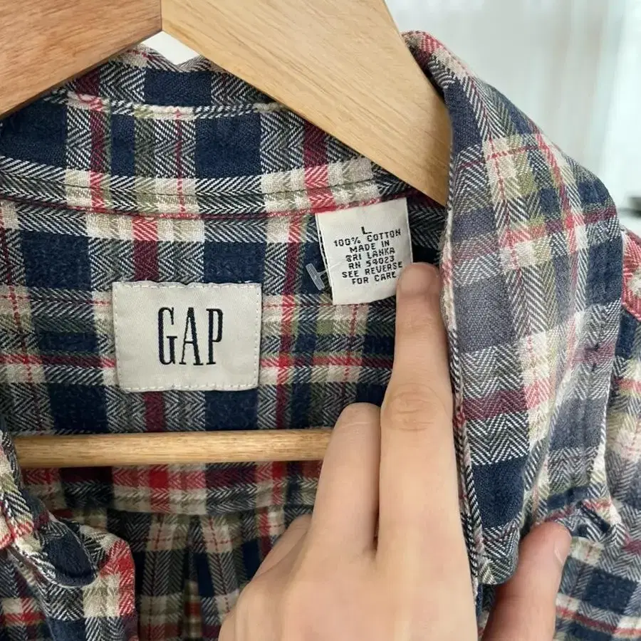 미국 갭(GAP) 남성용 체크셔츠