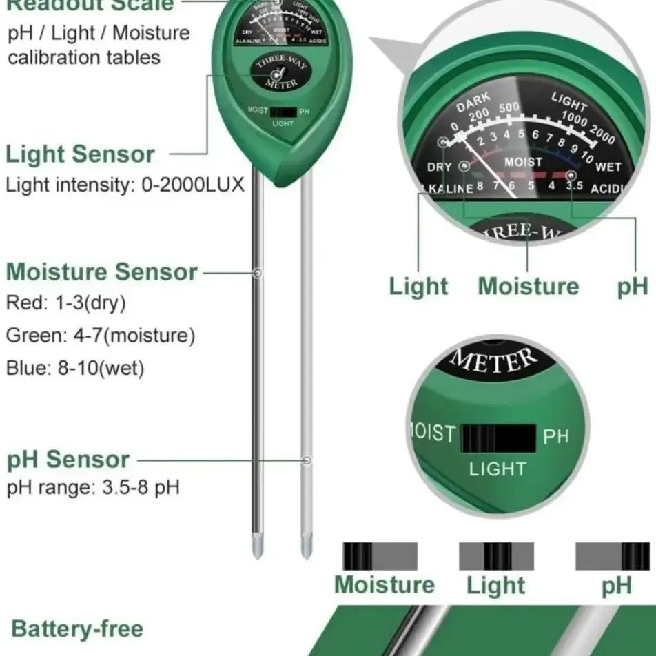 토양 ph 수분측정기