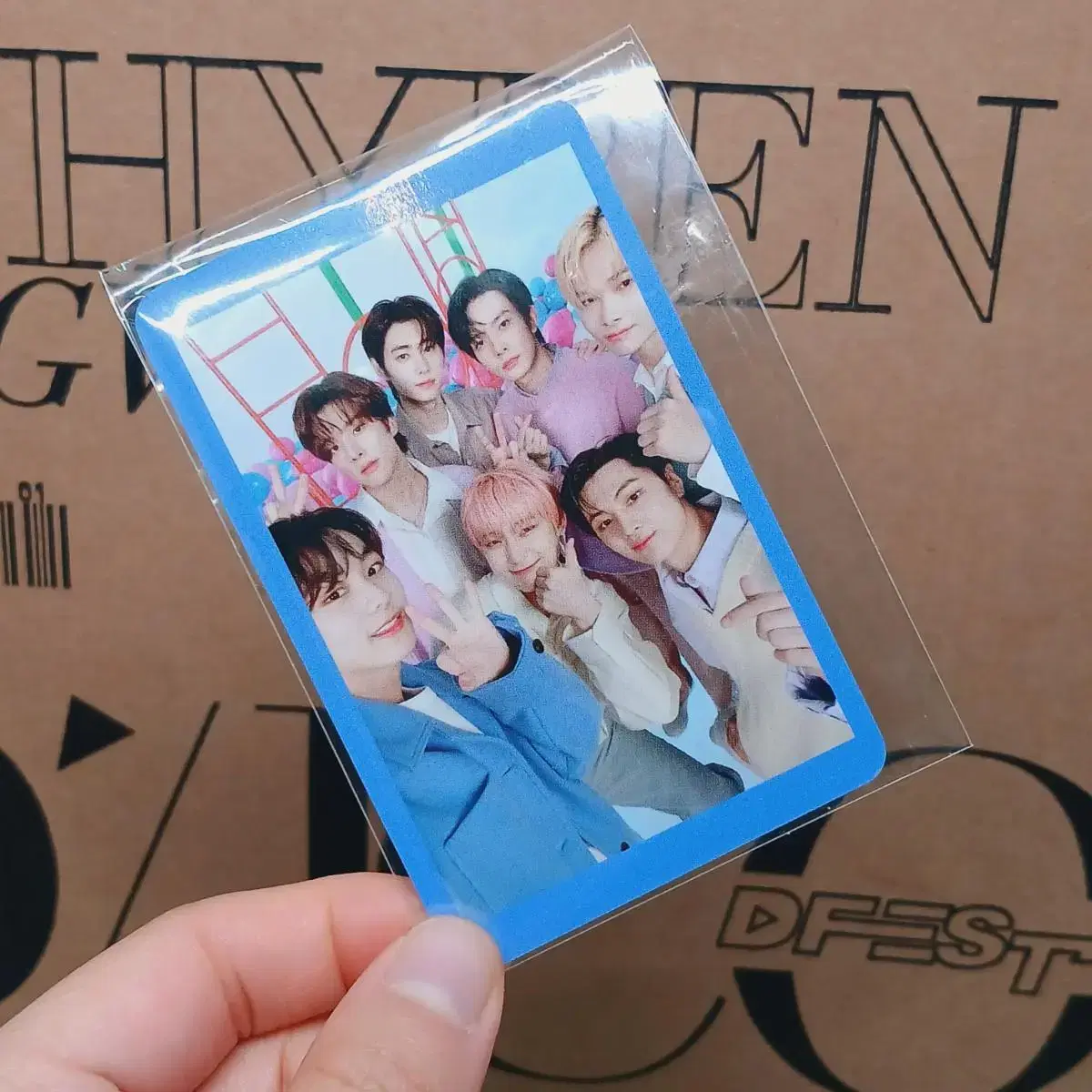 Enhypen Depesta 10th Anniversary Group Photocard