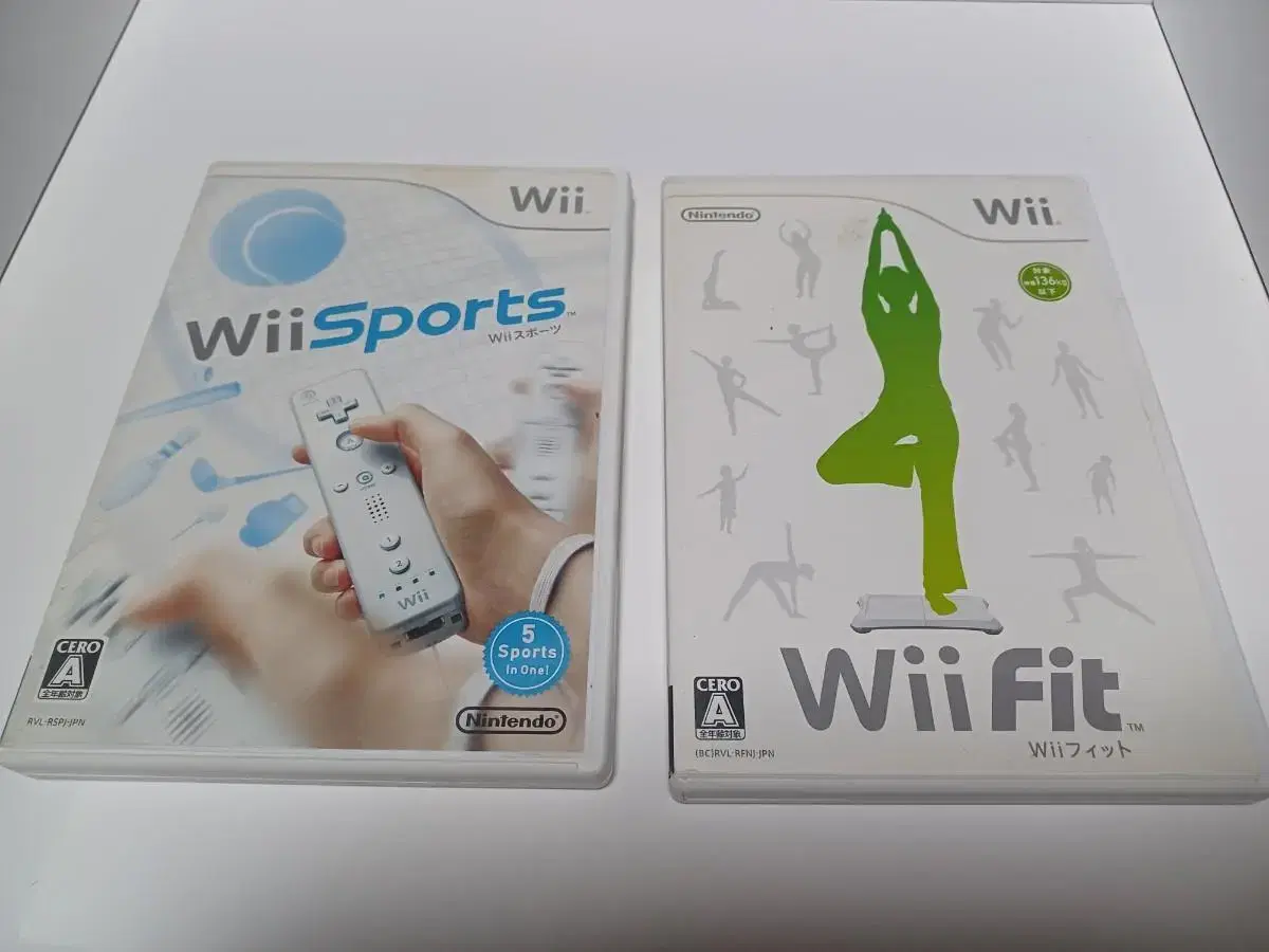 Wii,닌텐도위)위핏,위스포츠 일본판중고 일괄