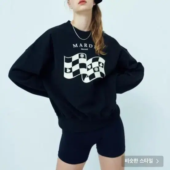 마르디 맨투맨 SWEATSHIRT CHECKER_