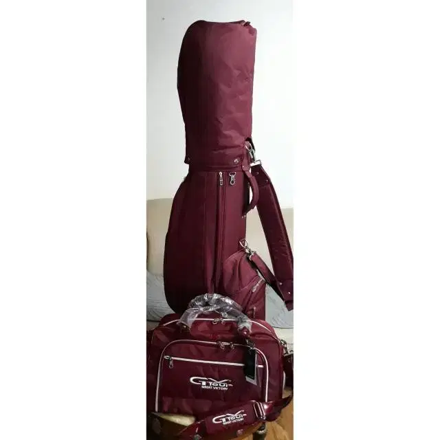 Women's Lady YONEX Golf Full Set Caddy Bag Boston Bag Bag 2-Piece Set...