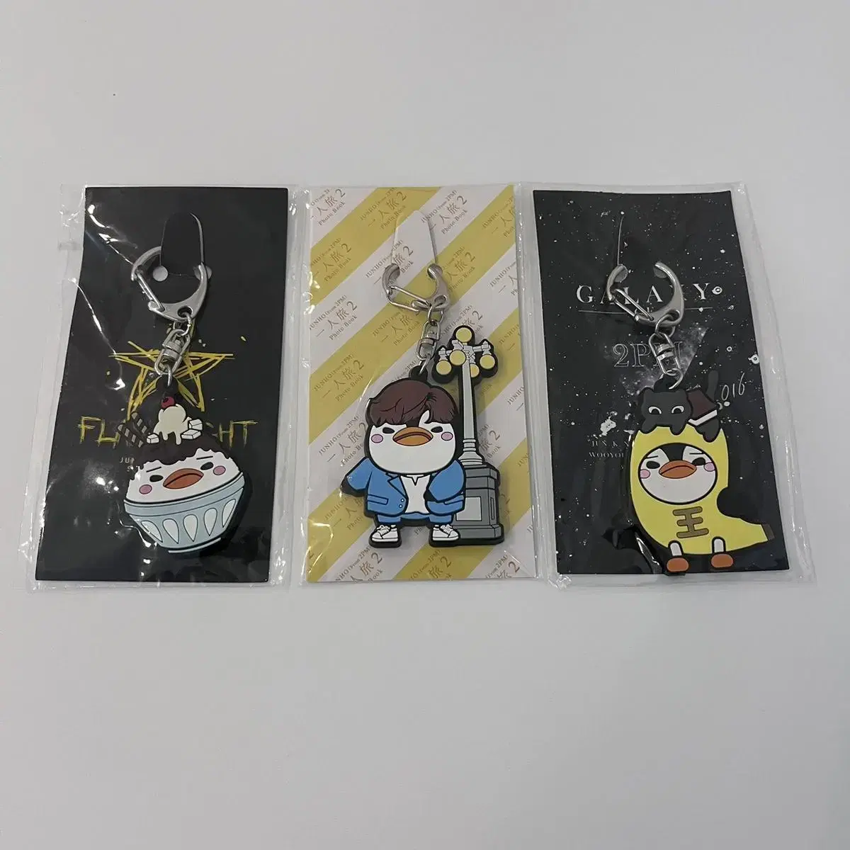 2pm junho lee junho Penguin Rubber keyring Penguin Keychains New