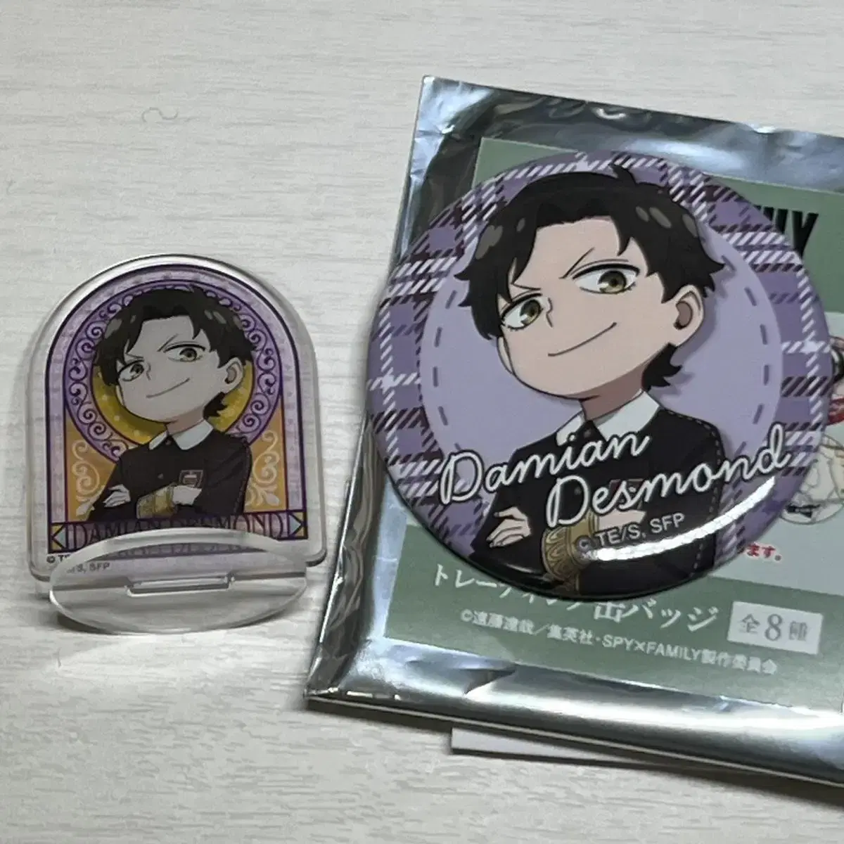 Bulk SPY FAMILY Spapade Damian Desmond Merchandise acrylic Badges