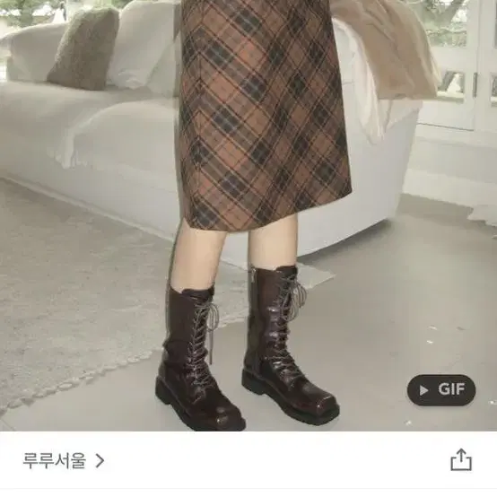 루루서울 bread skirt 새상품 윤비누