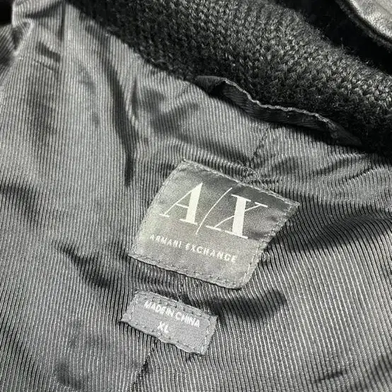 Armani 알마니 익스체인지 램스킨 후드 자켓 105~110 사이즈