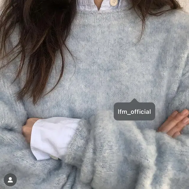 lfm 엘에프엠 cloud mohair knit