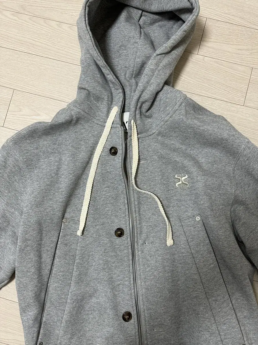 Satter Hood teo Cotton Hood Zip Up