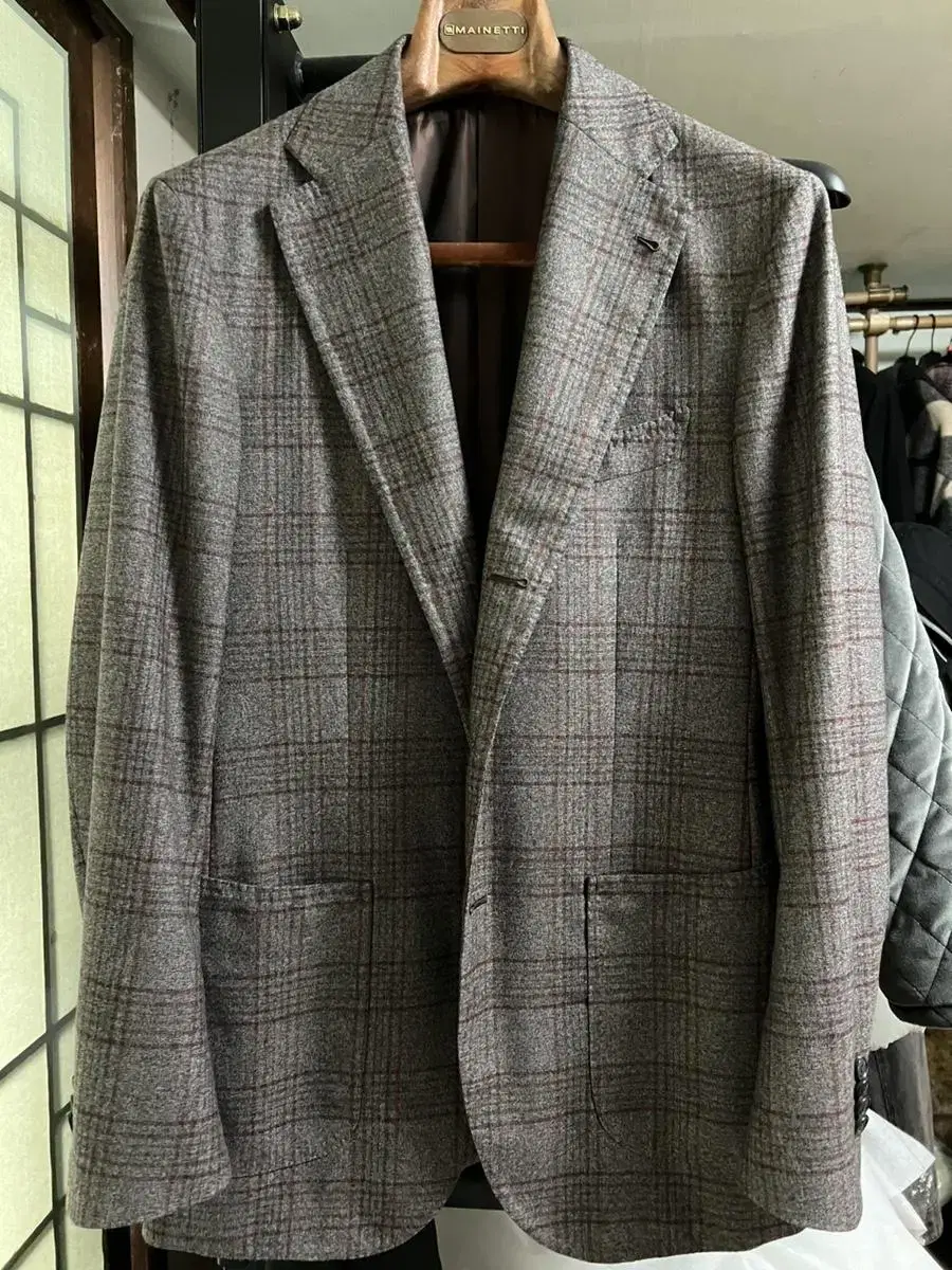 Casa del Sarto / Drapery Check Sports Coat / 48