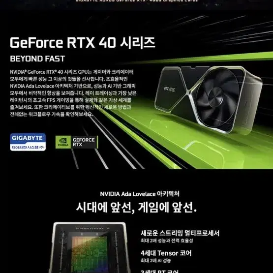 GIGABYTE 지포스 RTX 4080 EAGLE OC D6X 16GB