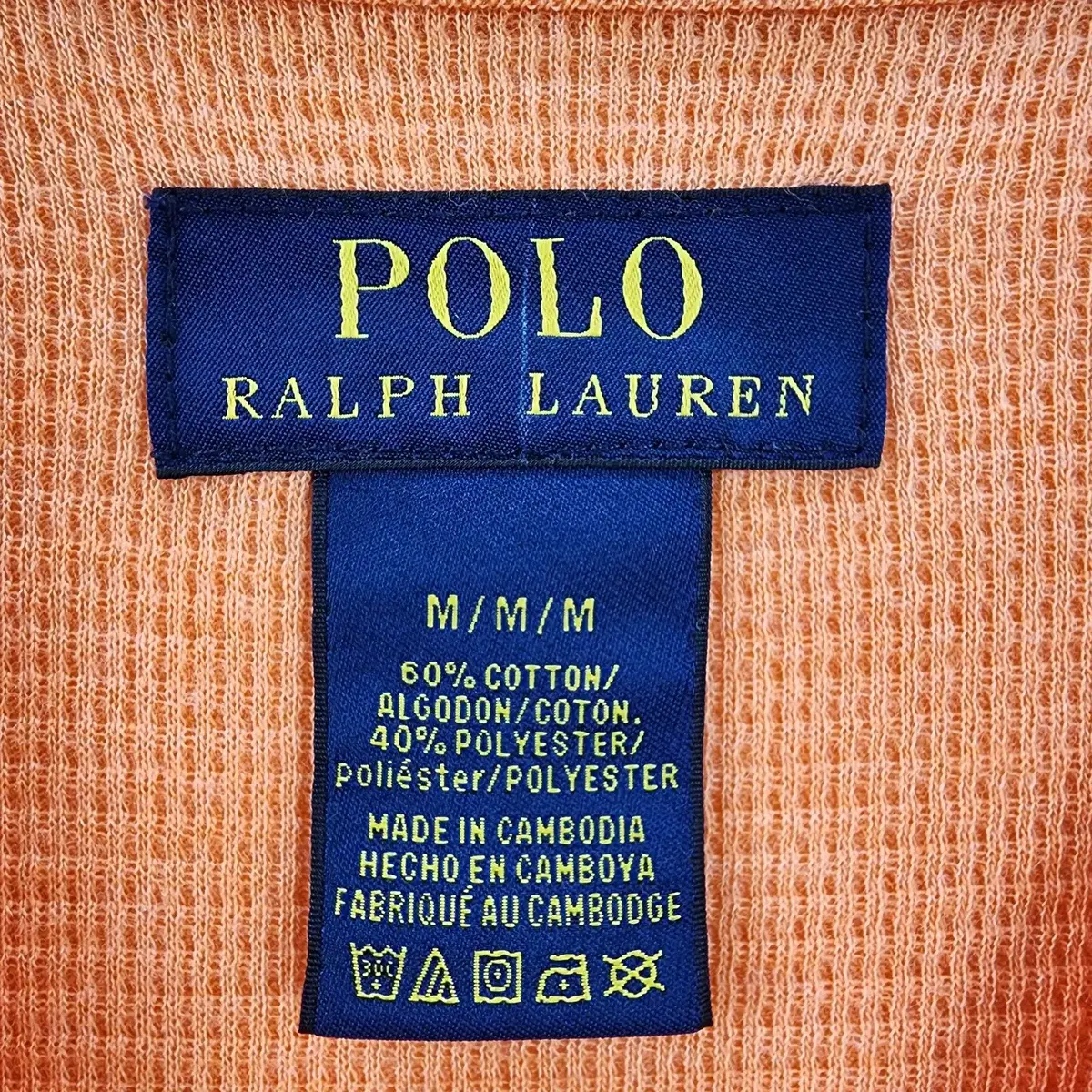 [M] Ralph Lauren 랄프로렌 와플 라운드 반팔 티셔츠