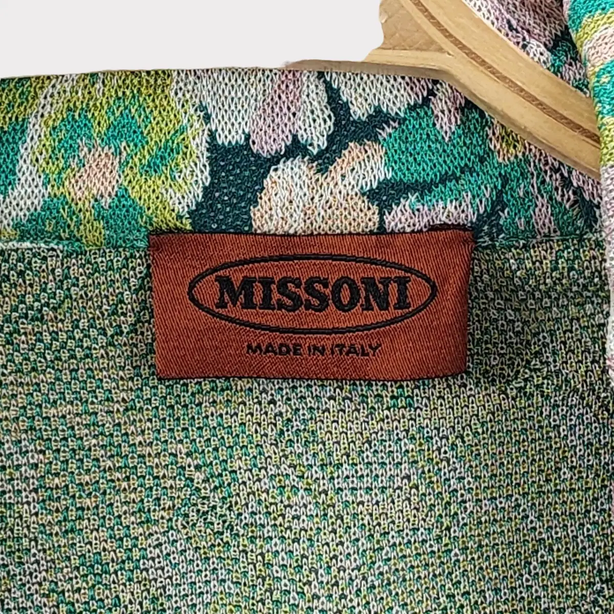 [44] MISSONI 미쏘니 이태리 그린 꽃무늬 여성 자켓