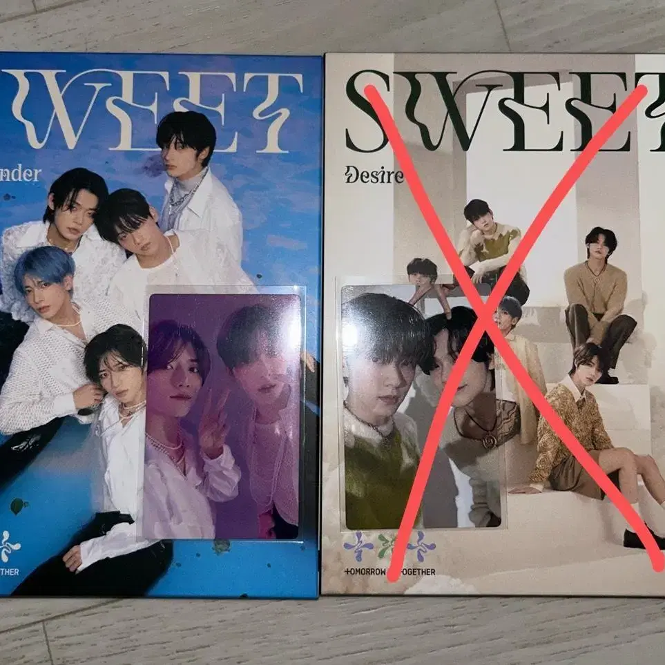 투모로우바이투게더 일본앨범 sweet limited A,B 풀구성