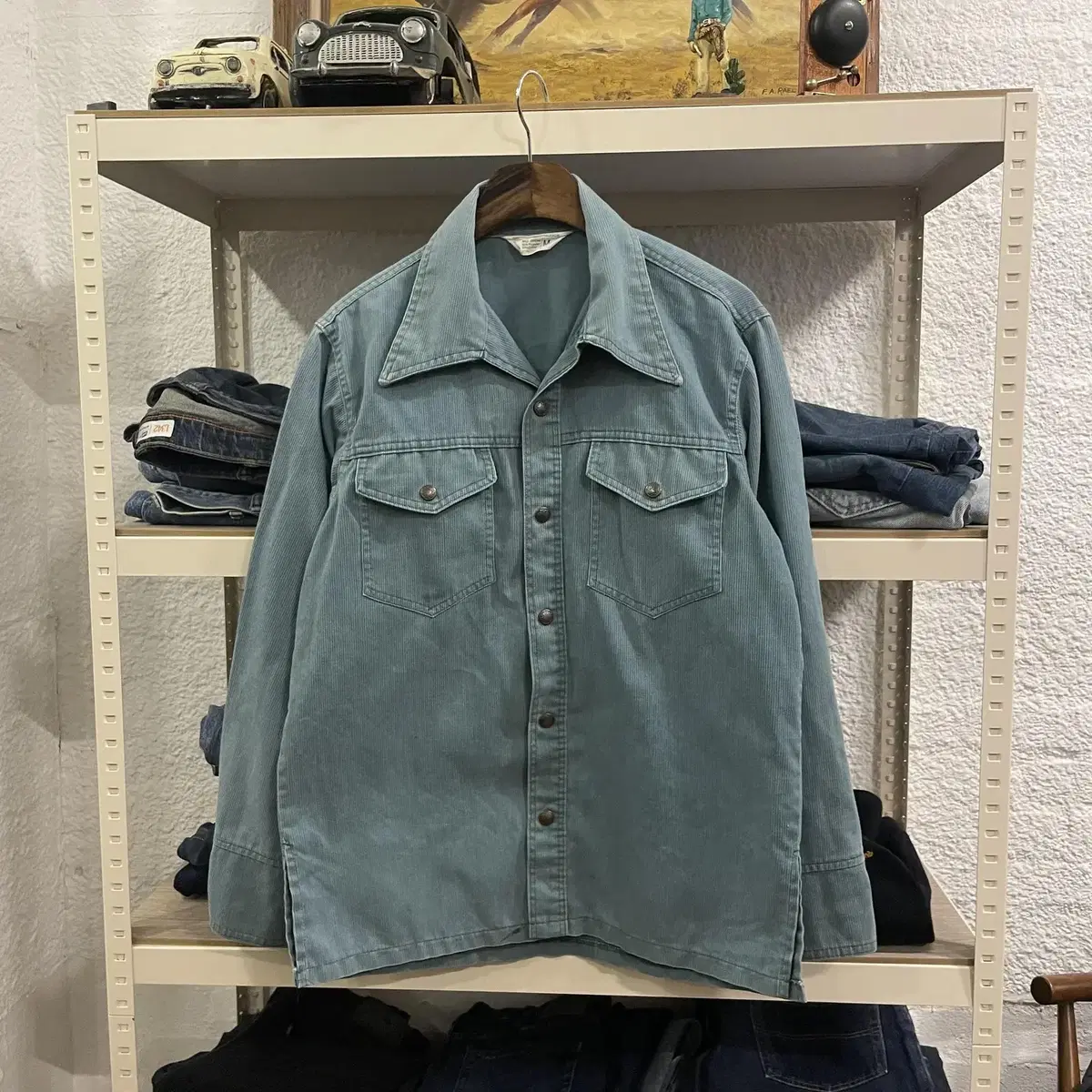 70s JC Penny USA Western Corduroy Shirt Jacket