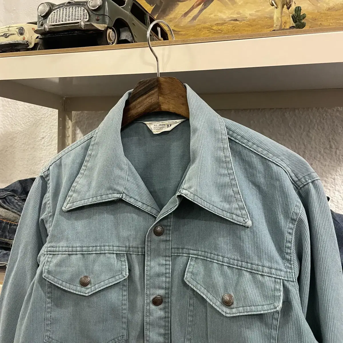 70s JC penny USA 웨스턴 코듀로이 셔츠 자켓