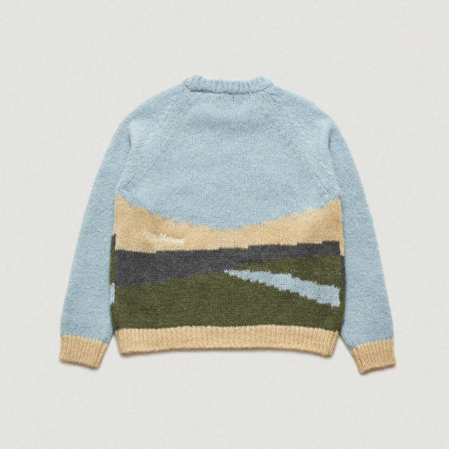 더바넷 Farm Landscape Intarsia knit sweater