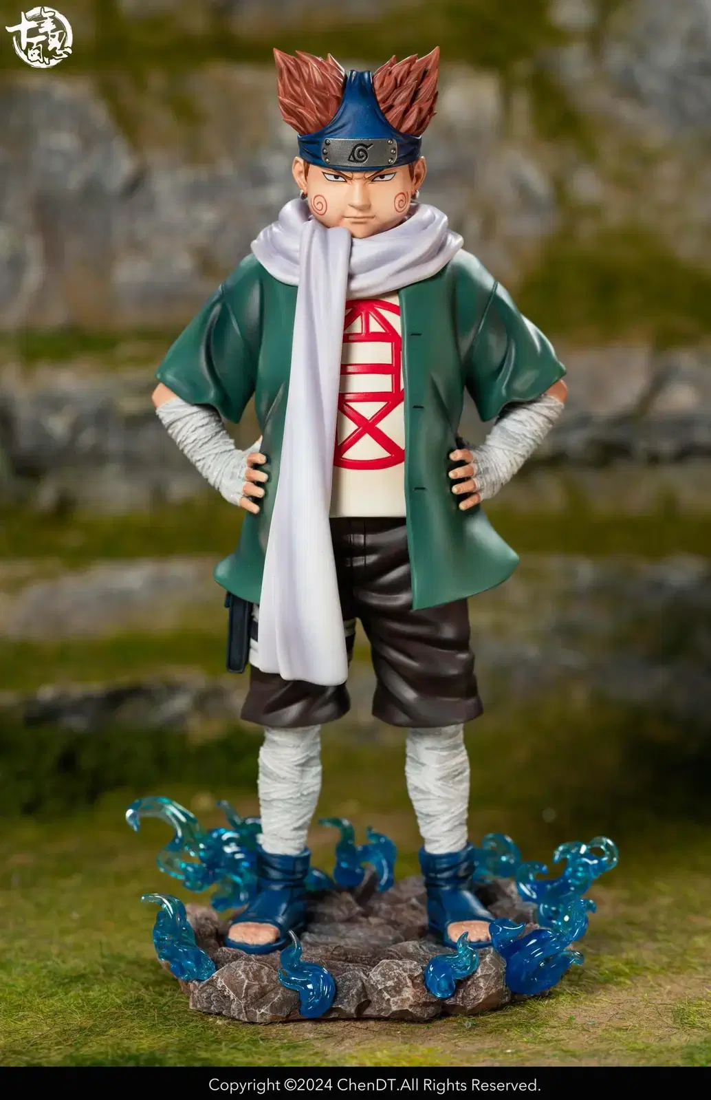 Ten-Year-Old White SNBR Akimichi Chouji General Naruto Resin Statues