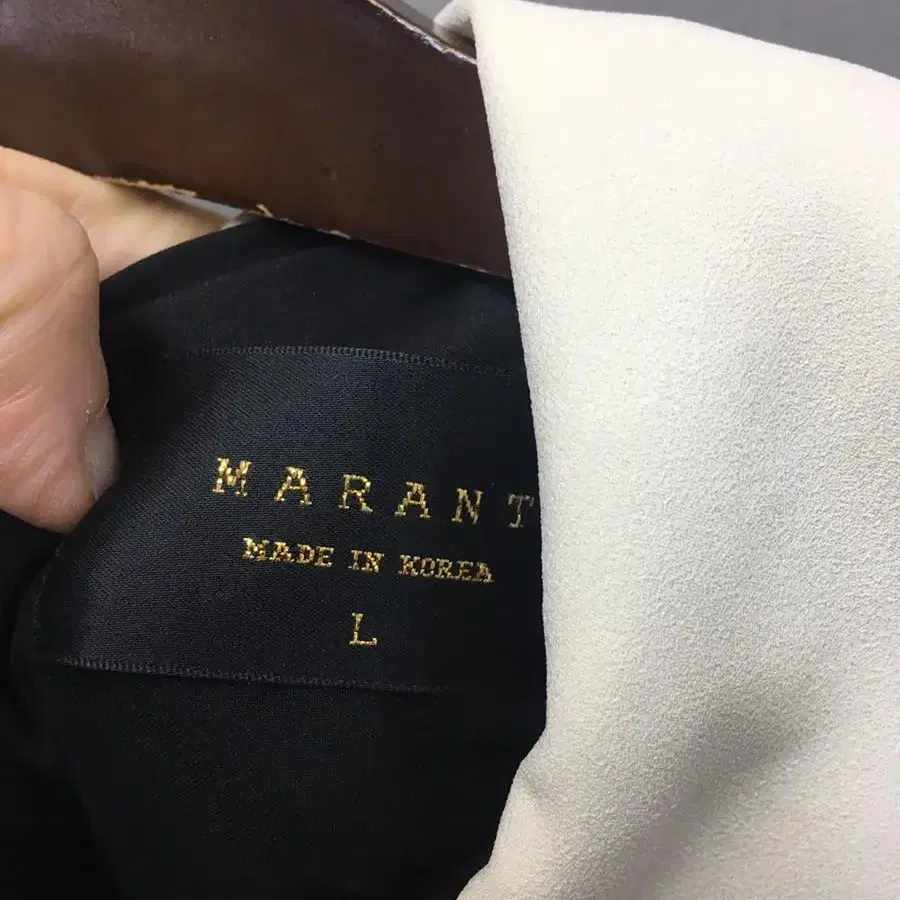 (55)MARANT 트위드 카라 미디원피스