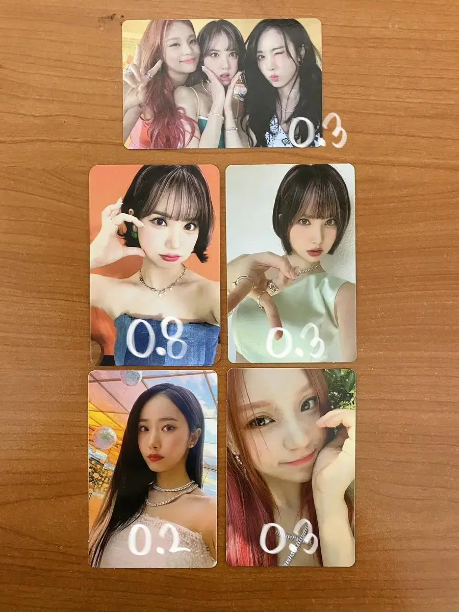 Viviz gfriend LoveAid album Photocards, unreleased photocard sells