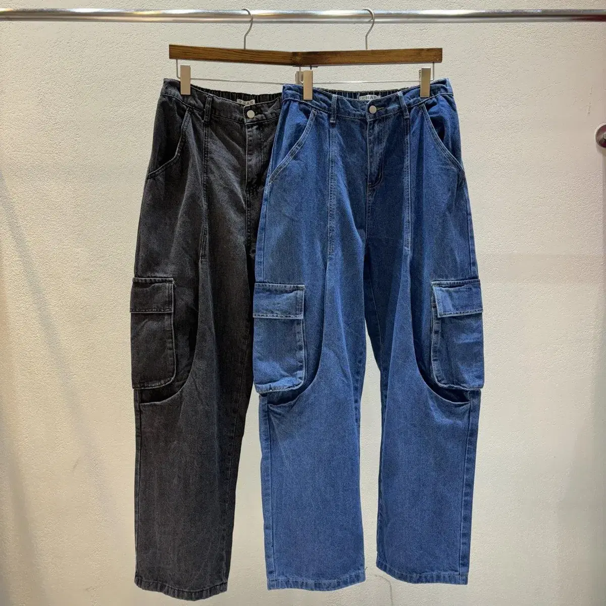 Deep Tuck Cargo Denim PT 2color