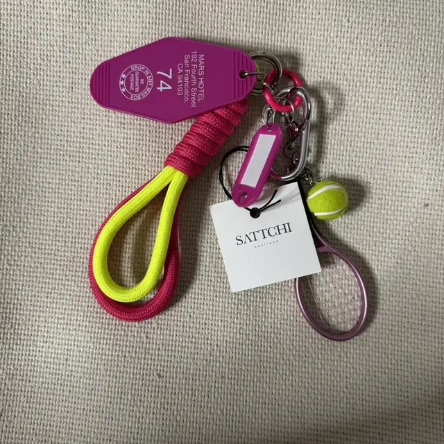 by삿치 PK KNOT TENNIS BAG CHARM  테니스백 참