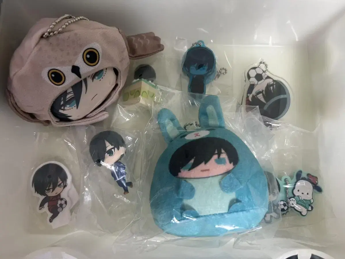 BLUELOCK Rin Anizkin, Tenorinz, acrylic Keychain, Figurines, Sanrio Gacha