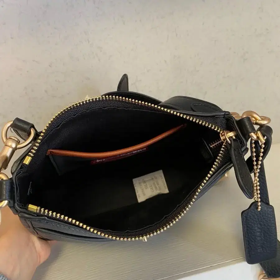 Coach 코치 숄더백 턴록 블랙 레이디스 CC390 B4BK 여성 데일