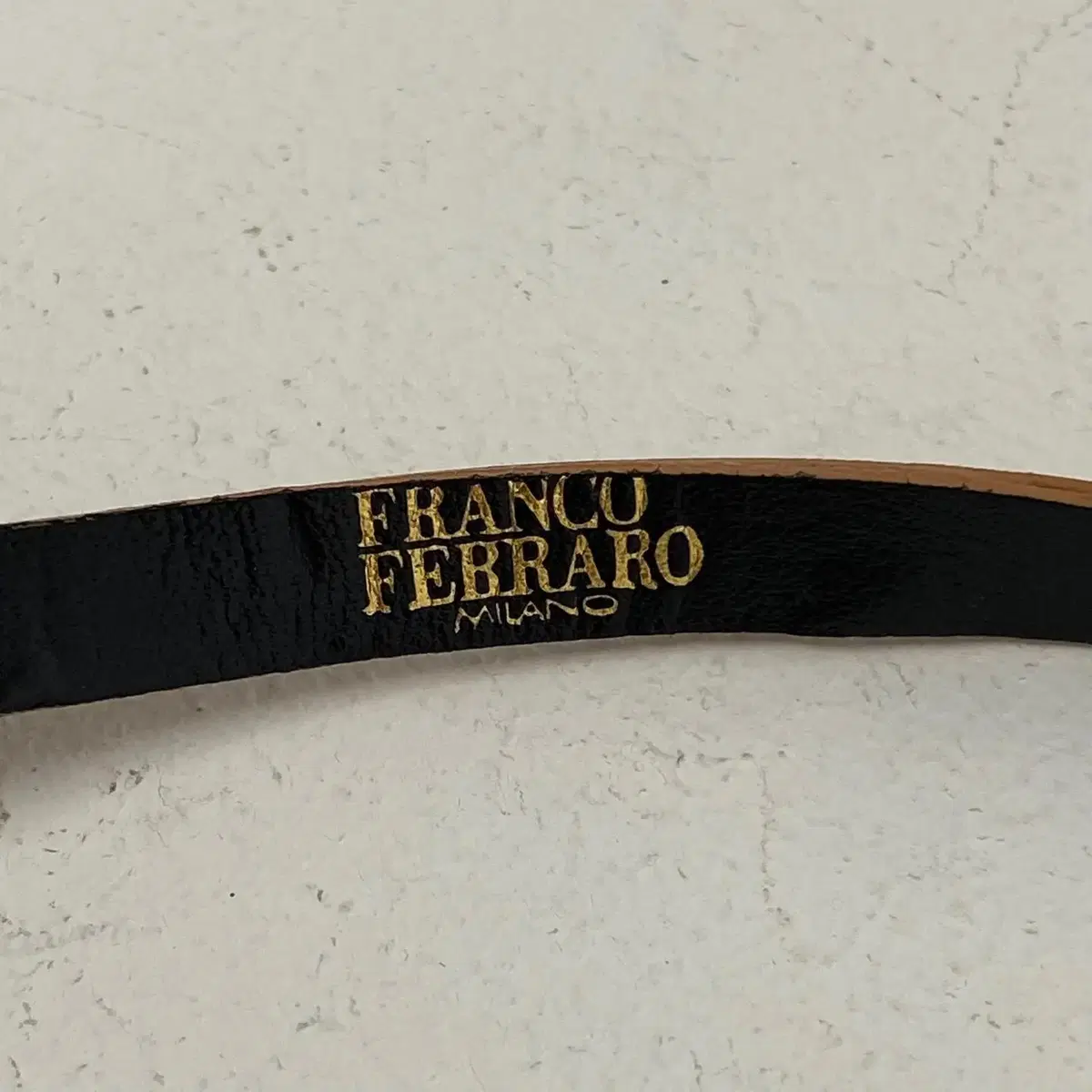 빈티지 FRANCO FERRARO MILANO 우먼 레더벨트