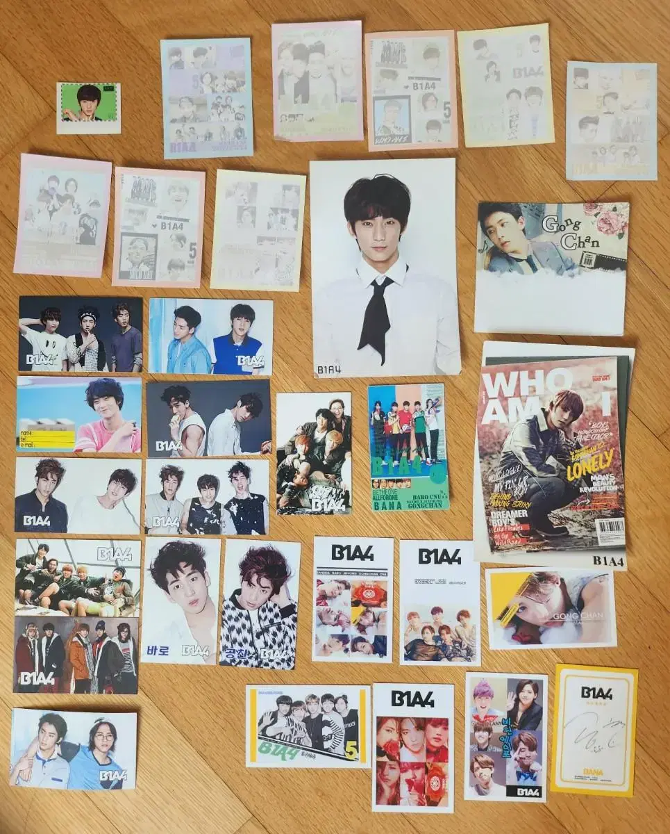 B1A4 5 people days merchandise (photocards, notepads, postcards, stickers)