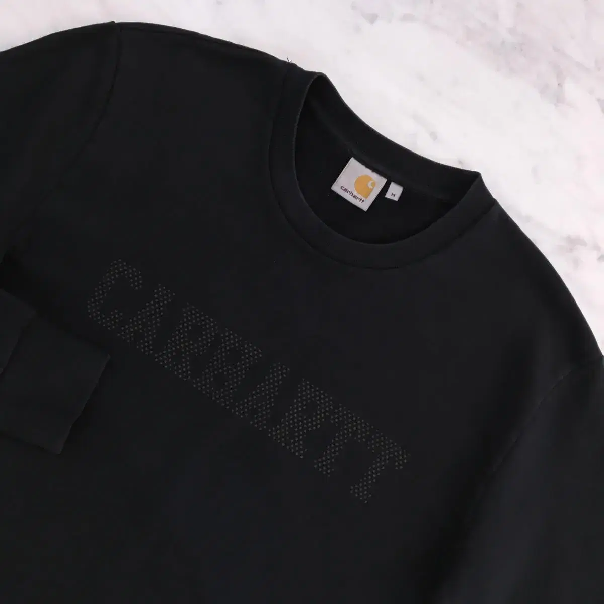 Carhartt 칼하트 블랙 프린팅 맨투맨 / 남자 105 사이즈