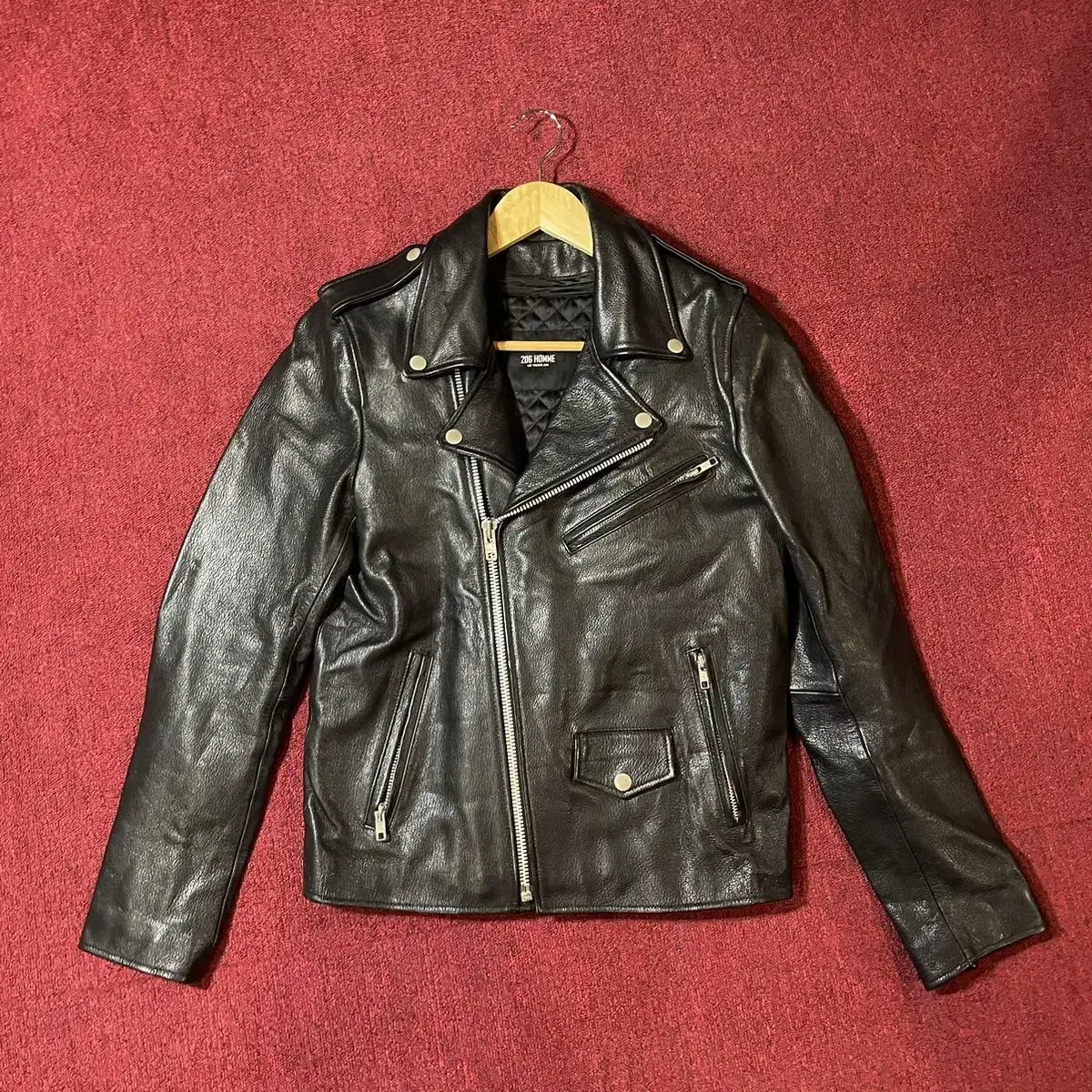 206 Homme Hard Sheepskin Rider Jacket Lining