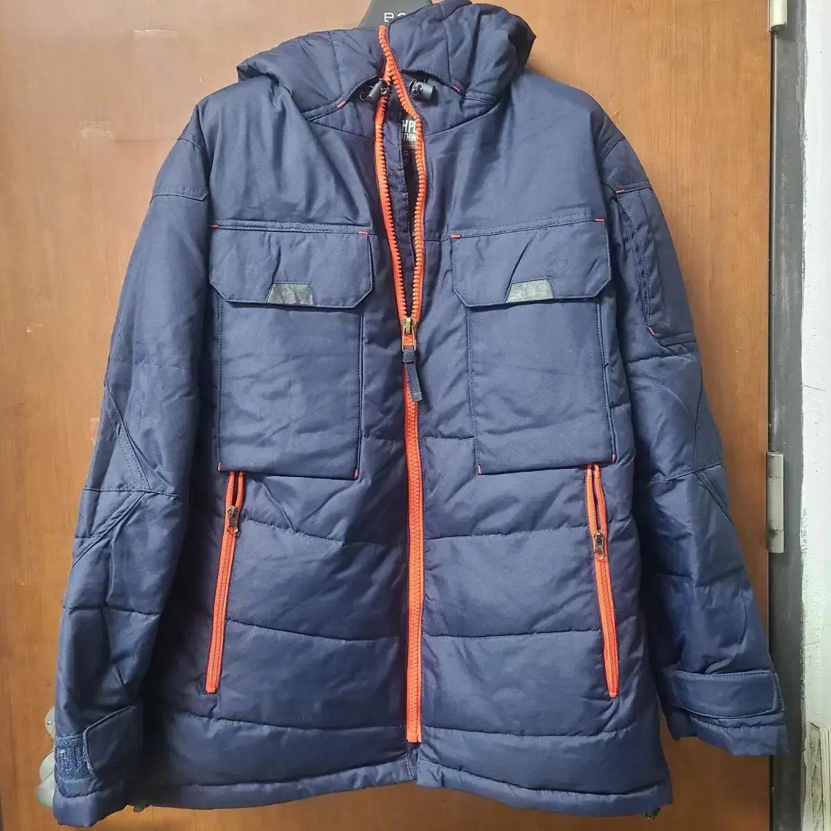 Cold weather padded hooded jacket for han winter - brand new