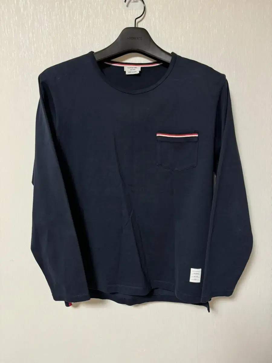 Thom Browne Long Sleeve Navy