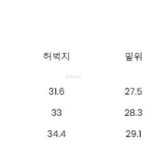 라지 (50) 애드오프 워싱 데님팬츠