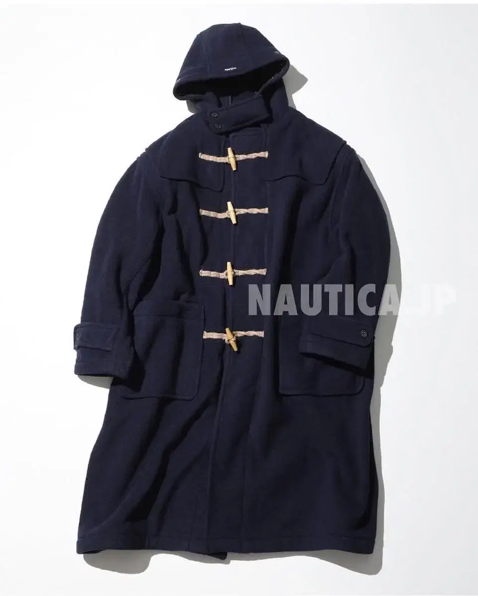 Nautica Japan Boa Fleece/Hooded Duffel Coat/Tteokbokki Coat Navy XL