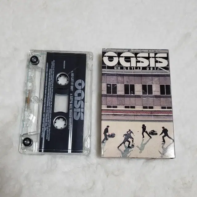 오아시스 oasis go let it out 카세트테이프