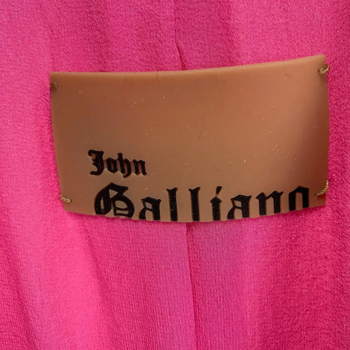 빈티지 JOHN GALLIANO italy 퓨어 실크 셔링자켓