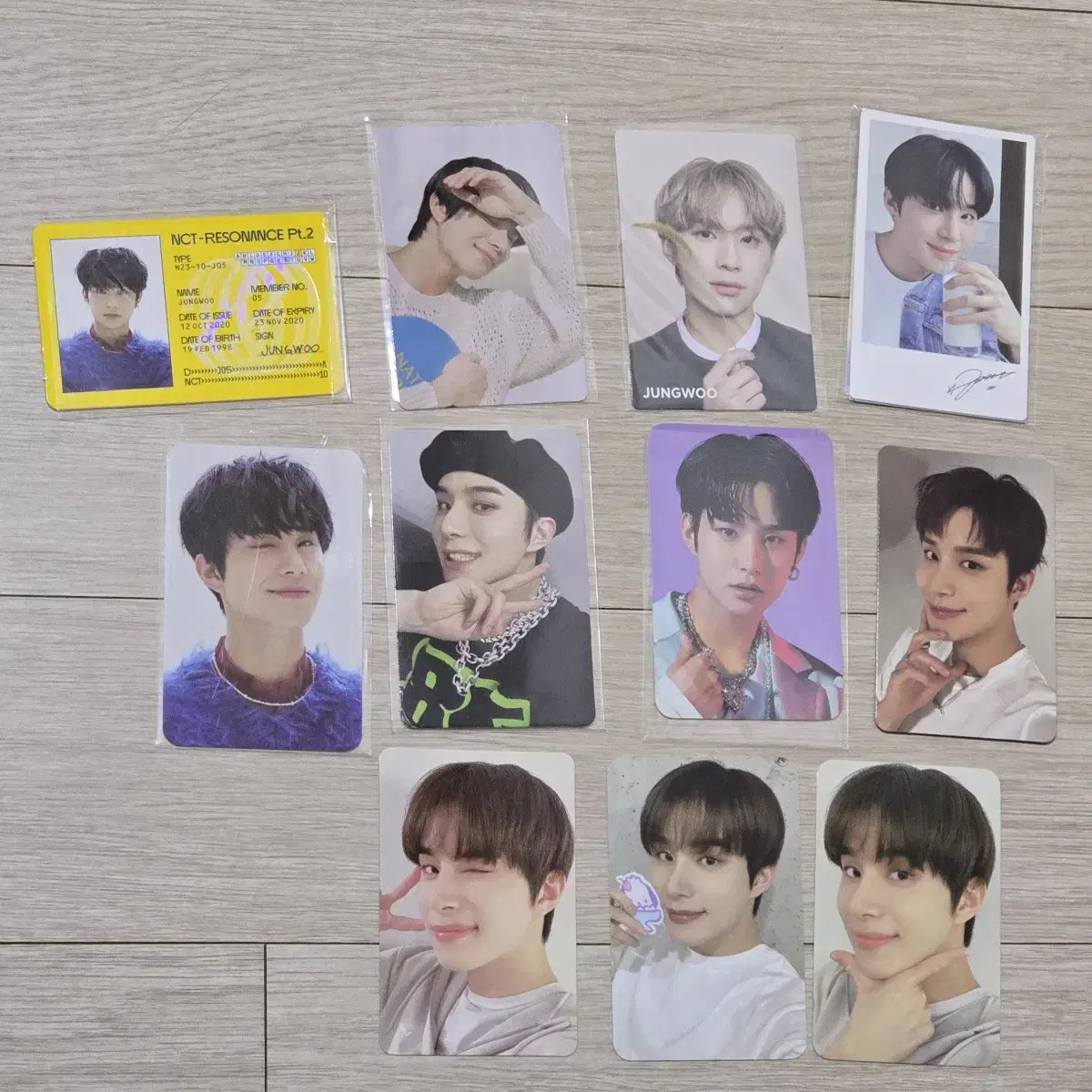 NCT NCT127 jungwoo official unofficial photocard goods bulk sells