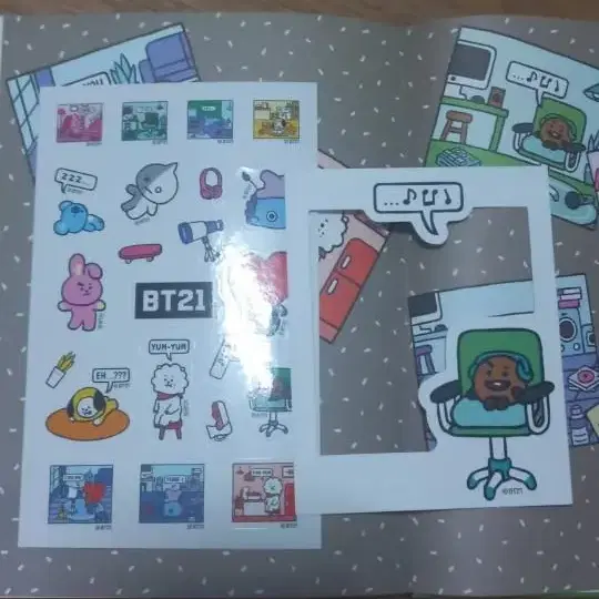 방탄소년단 칠설사이다 개인 포스터, bt21 다이어리, 앨범, 책 판매