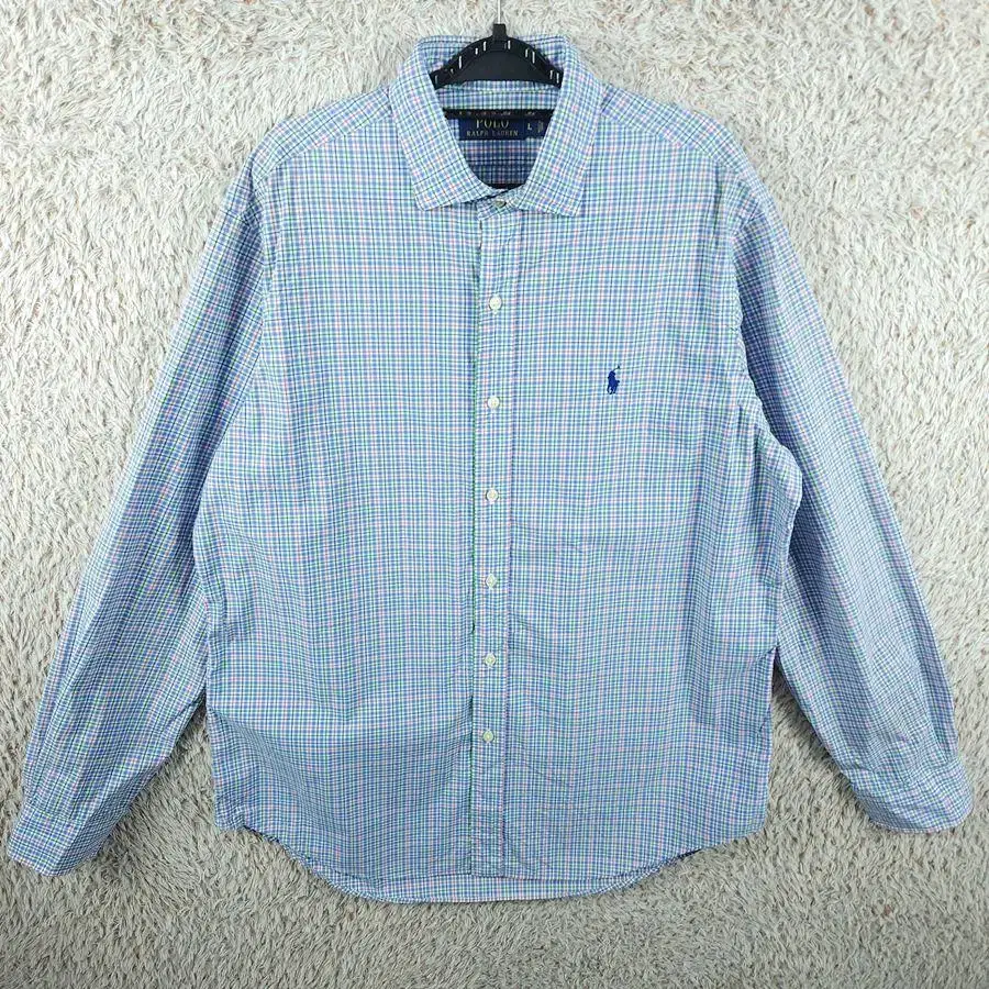 [Nam L (105)] Polo Ralph Lauren Check Shirt [Y41-243]/Vintage Friends