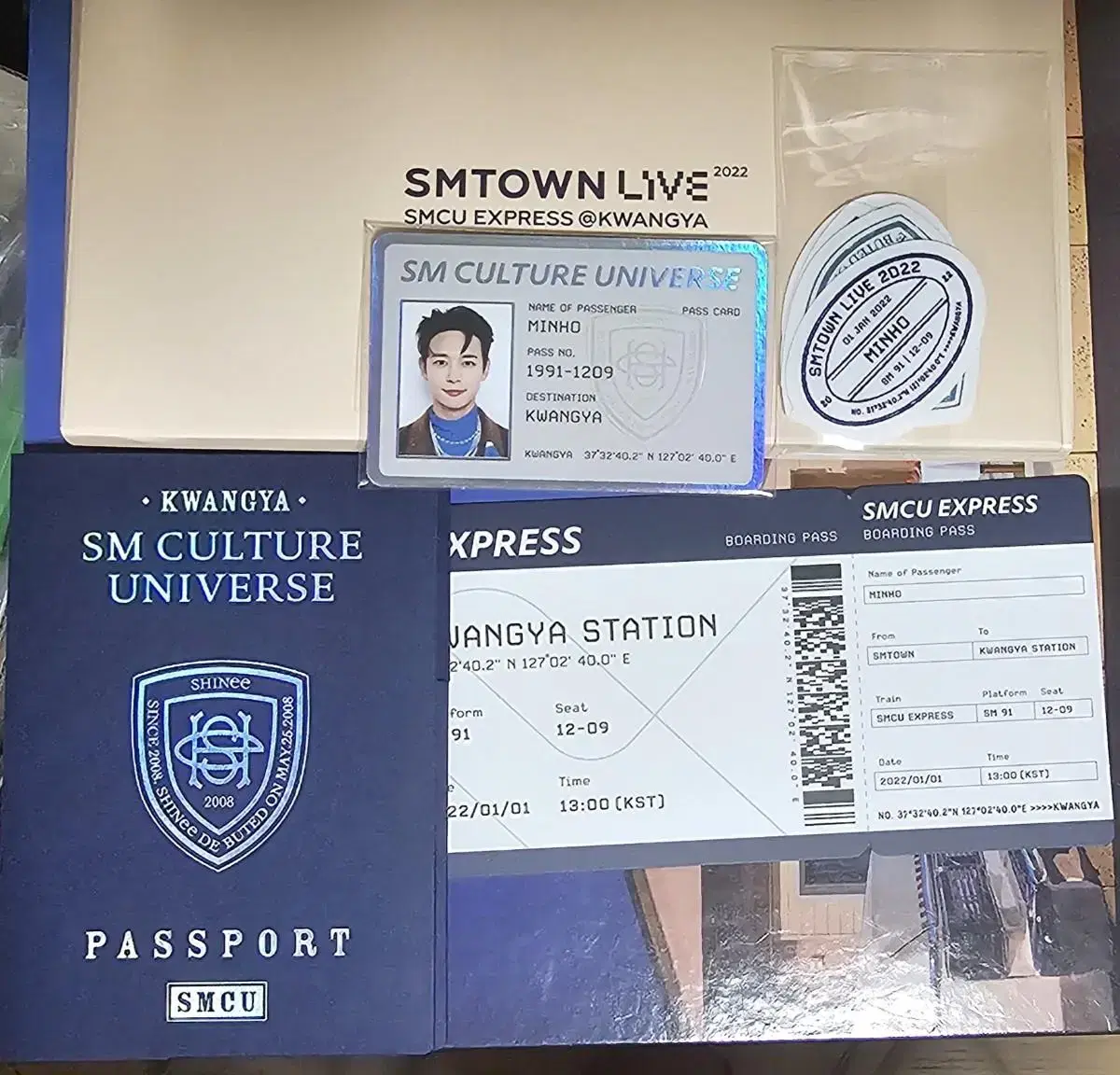 KWANGYA PASSPORT SET Shinee Minho