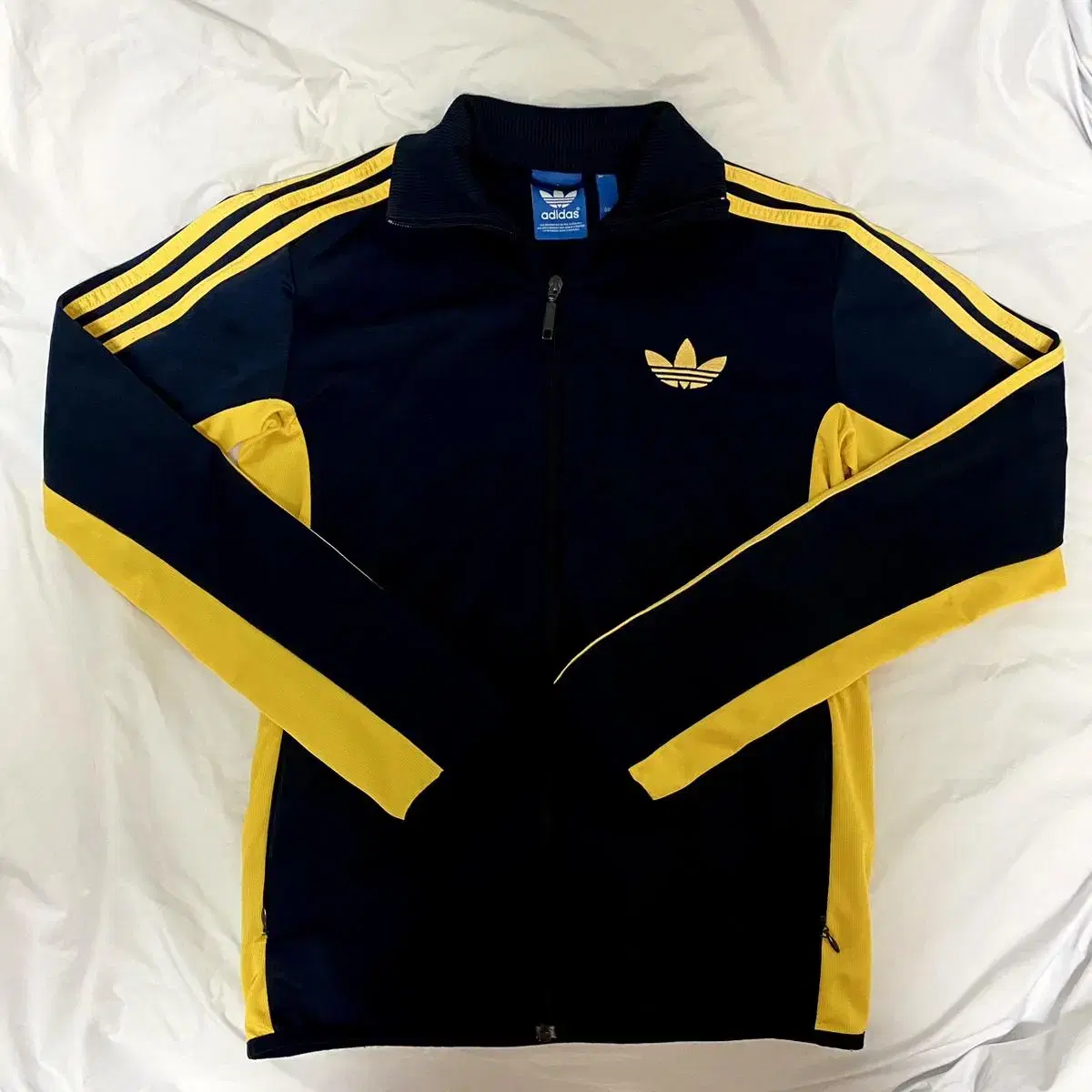 adidas Firebird Jersey Track Top Nano Navy Yel 95/Vintage Jersey M