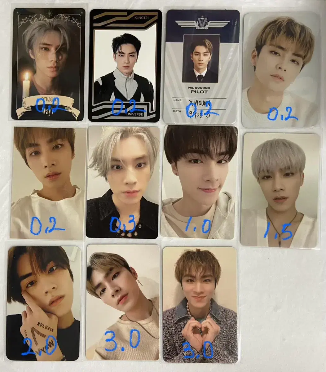 xiaojun way v wavey nct photocard wayv