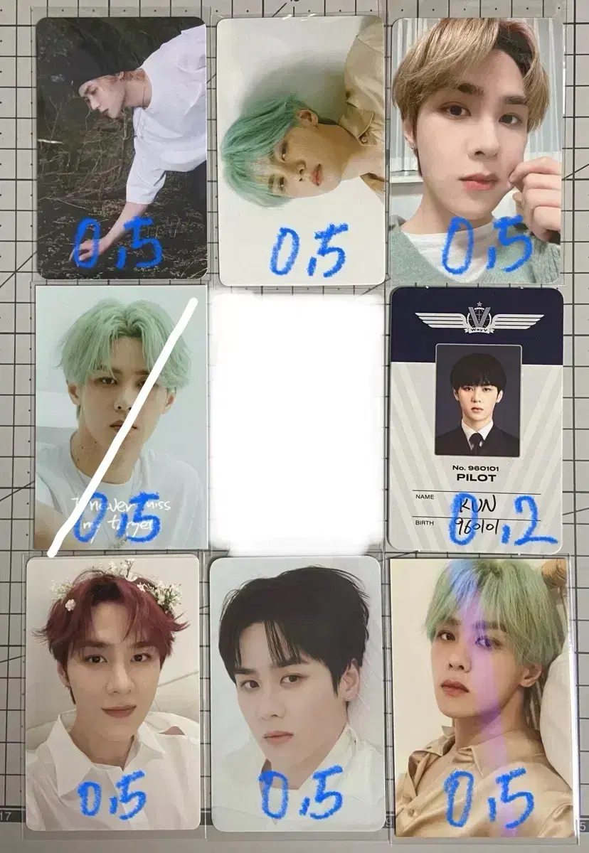 kun photocard wts way v wavey waition nct wayv